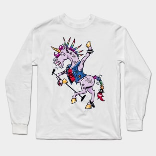 PUNK Unicorn Long Sleeve T-Shirt